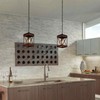 Fivess Lighting Rustic Farmhouse Plug in Pendant Light with 15ft