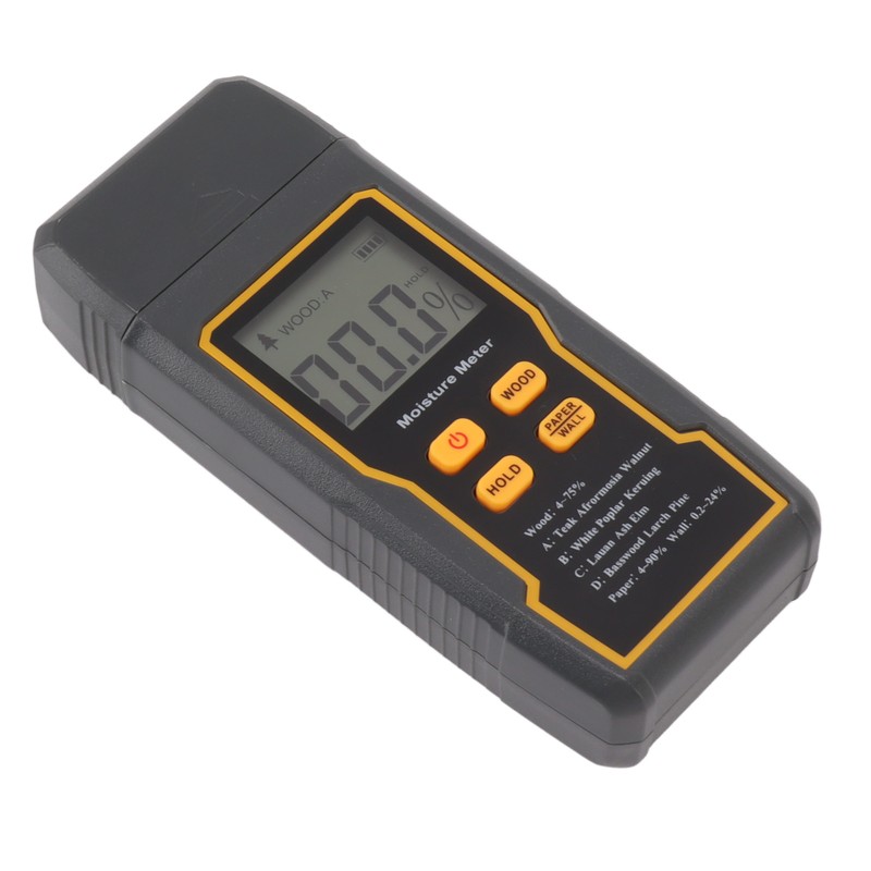 Moisture Detector Multifunctional 4 Modes Digital Moisture Meter with LCD