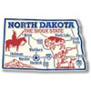 Giant State Map Magnet - North Dakota