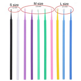 200 Packs Micro Applicator Brushes, Disposable Eyelashes, Mascara Sticks for Eyelash Extension, Clean and Compatible and Personal Care, Makeup, Beauty Brush
