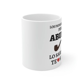 Taza Divertida Para Cafe Con Frase Los abuelos lo saben todo con un diseño divertido y lleno de amor para esos abuelitos especiales en tu vida. Regalo Para Abuelitos, Regalo Para Papa, Regalo Para Abuelo, Regalo Para Bisabuelo