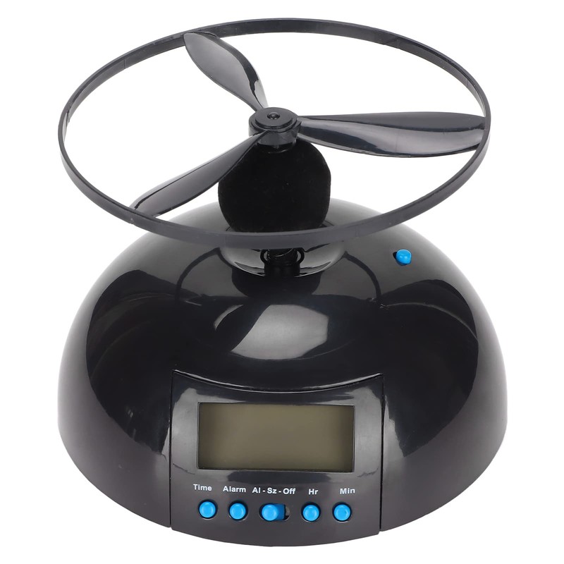 Flying Alarm Clock, Digital LED Alarm Clock Gadget Run Away