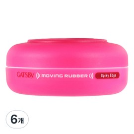 Gatsby Moving Rubber Spikey Edge Hair Wax, 80g, 6 pieces / 갸스비 무빙러버 스파이키엣지 헤어왁스, 80g, 6개