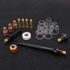Welding Torch Accessories Kit Glass Cup Nozzle Consumables for WP-17/18/26