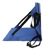 Foldable Seat Cushion Backrest Beach Chair Mat Single Person Portable