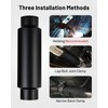 EVIL ENERGY 3" Resonator Muffler Stainless Steel Black (3.0 inch