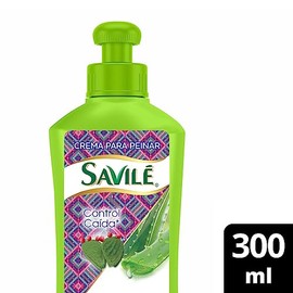 Savilé Crema para Peinar Control Caída con Nopal, Verde, 300 ml