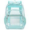 Esfoxes Heavy Duty Clear Backpack, School Backpack College Bookbag PVC
