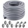 Liquid-Tight Conduit 100 ft and 8 Pieces of Connector Kit,Electrical