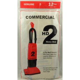 Commercial HD2 Upright Vacuum Cleaner Bags, 14-2412-01