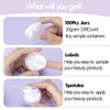 10 Gram 100 Count Sample Containers, Small Plastic Containers with