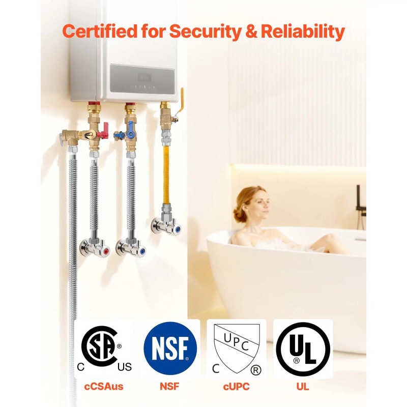 600 WOG Isolation Valves and Pressure Relief Valve 3/4 Inch