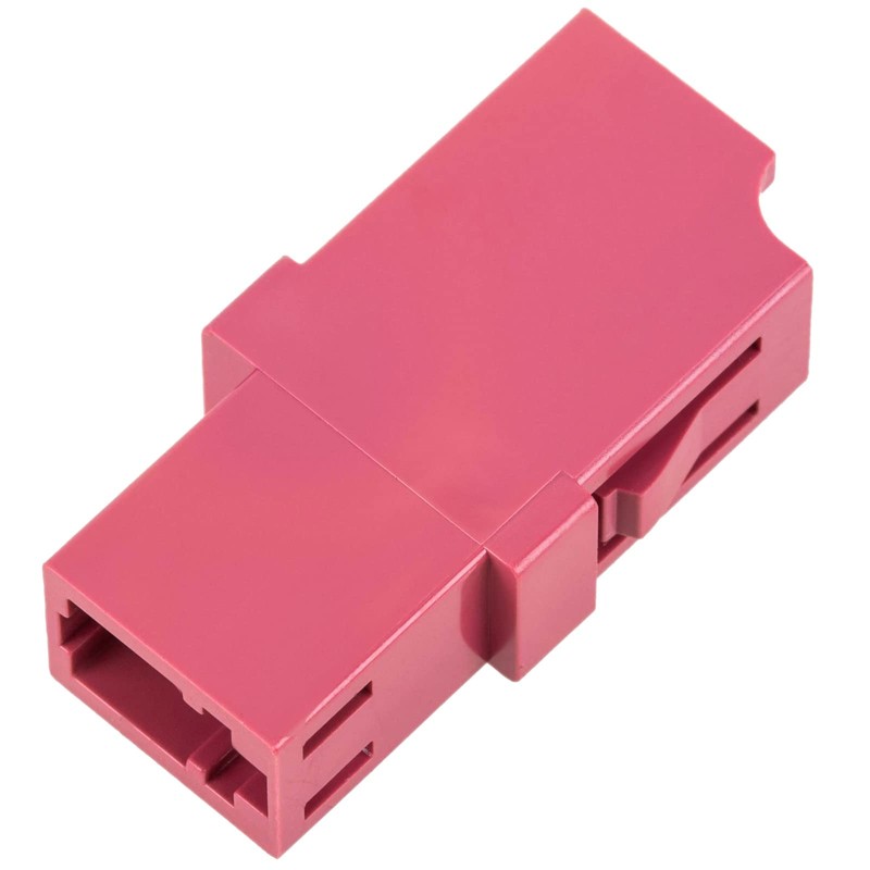 CableMarkt - LC-zu-LC-Rosa-Multimode-OM4-Simplex-Glasfaseradapter