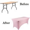 Tablecloths Stretchy Breathable Washable Lightweight Table Cover for Salon Party