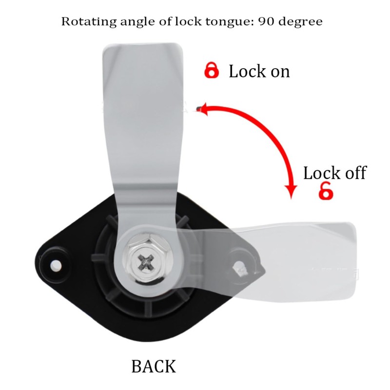 MTSmart Motorhome Locks, T-Handle Lock Kit with Keys, T-Handle Garage