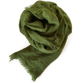 JMARS Large Stole, Soft, Thin, UV/Sun Protection, Simple, Solid Color, Cold Protection, Suitable for Spring, Summer, Fall, Winter, ivy green