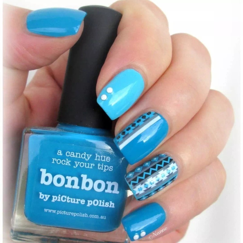 Whats Up Nails P023 Aztec Harmony Water Decals Sliders for