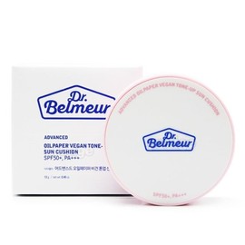 The Face Shop Dr. Belmer Oil Paper Vegan Tone-Up Sun Cushion 13g / 더페이스샵 닥터벨머 오일페이퍼 비건 톤업 선쿠션 13g