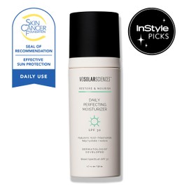 MDSolarSciences Daily Perfecting Moisturizer SPF 30 | Lightweight Face Moisturizer Sunscreen with Hyaluronic Acid, Niacinamide & Vitamin C | Hydrating, Brightening, Synthetic Fragrance-Free | 1.7 oz