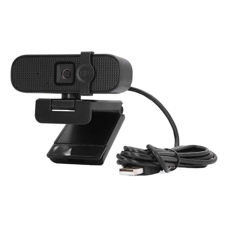 PC Webcam 2K UHD with Microphone Wide Angle USB Plug