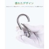 SEPWIK カラビナ 316 ステンレス スプリングフック 多機能スプリングスナップ キーホルダー