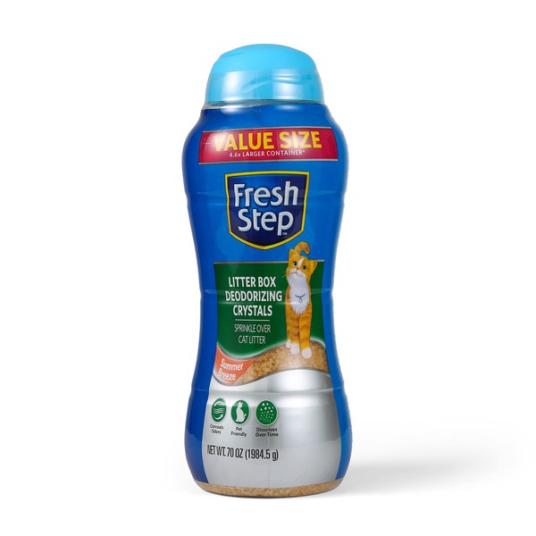 Fresh Step Cat Litter Crystals - Cat Litter Box Deodorizer