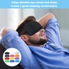 12 Stücke Bunte Augenbinden, Augenbinde Schlafen, Schlafmaske Herren und Frauen,