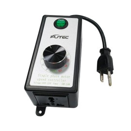 AC Motor Speed Controller Single Phase 120V Vibration Motor Governor Supports Low Speed Start for 30W-150W Motor 30CM Cable