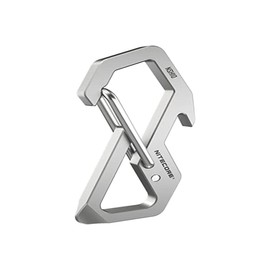 Nitecore Titanium Carabiner NSH10 Can also be used as a bottle opener and slotted screwdriver