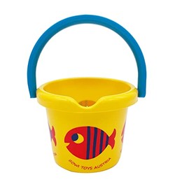 Gowi 550-54 Bucket Diameter 14 cm Yellow Sand and Water Toy