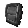 Driver or Passenger Side Bottom Leather Seat Cover Black Compatible