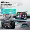 OTTOCAST 2-in-1 OTTOCAST Mini Wireless Android Auto+Carplay Adapter w/One-Click Button