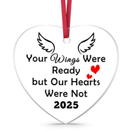 Memorial Gifts for Loss Memory Ornaments Sympathy Gifts for Women Men Remembrance Grief Gift for Condolence Funeral Bereavement Gift for Loss Ceramic Keepsake Present in Memory of Loved