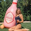 Sparkling Sprinkles - Inflatable Champagne Shaped Sprinkler for Summer Themed