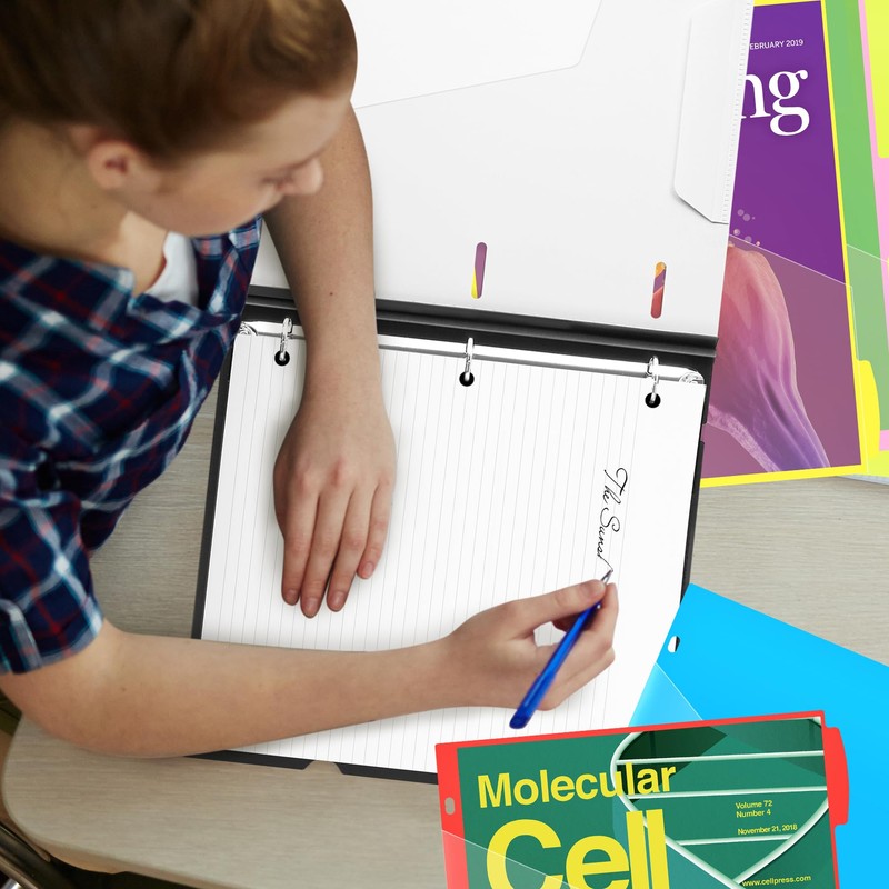 WOT I Telescoping Project Organizer, Refillable 3 Ring Binder with