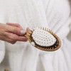 Margot Schmitt Pneumassage Bamboo Hair Brush Oval Natural Colour 63g