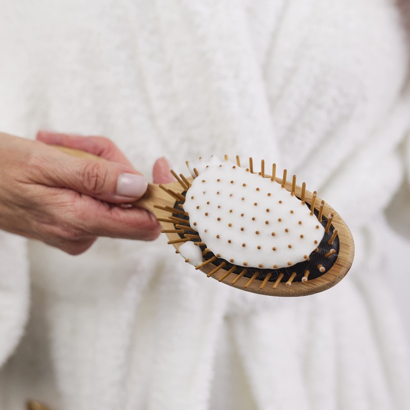 Margot Schmitt Pneumassage Bamboo Hair Brush Oval Natural Colour 63g