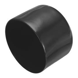 QUARKZMAN Pack of 8 Rubber End Caps 56 mm PVC Plastic Cap Protective Caps Cover Foot Caps for Chair Legs Table Legs Furniture Screws Bolts Thread Metal Rods Pipe Fence Posts Black