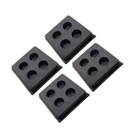 Replacement part fits (4) Heavy Duty 2" X 2" X 3/4" Square Anti-Vibration Rubber Pads For Various Use CHStet03741