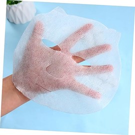 100 Hojas de Faciales Desechables para Niños Mascarilla de Hoja no Tejida Transpirable Cuidado de la Piel Infantil Hidratante para Uso Diario en Casa 