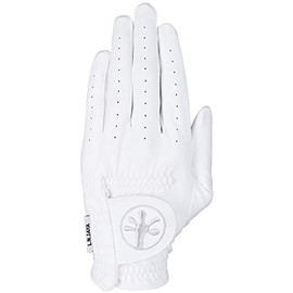 LEZAX Men's L.N.JAYA Golf Glove Left Hand, White, 8.7 inches (22 cm) LNGL-0404