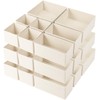Criusia Drawer Organizer Clothes, 24 Pack Underwear Drawer Organizers, Foldable