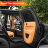 SURDOCA Backseat Car Organizer with Foldable Tray for Kids &