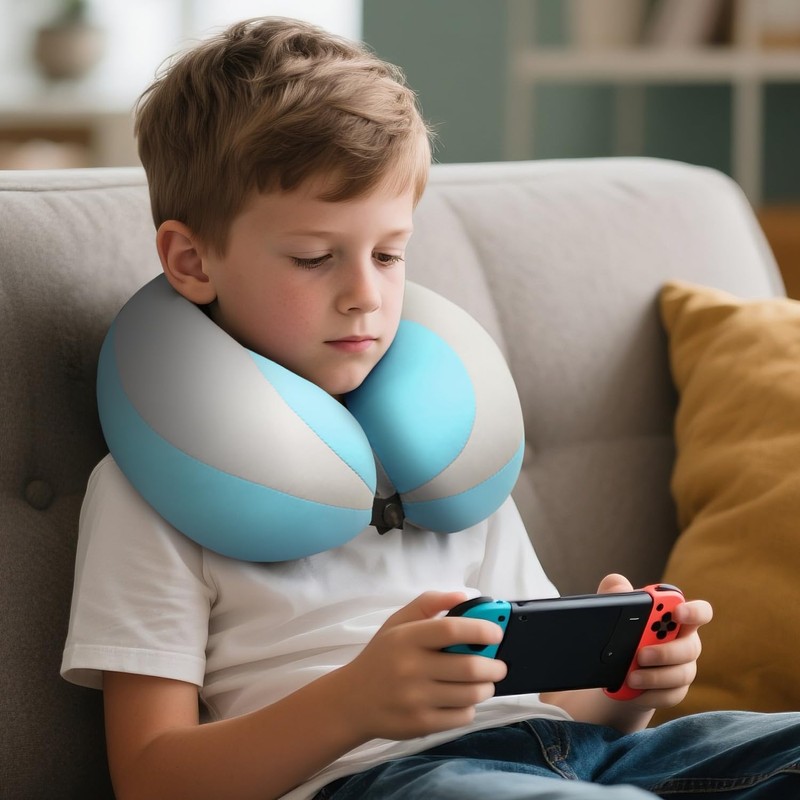 MOOB Kids Travel Pillow for Car Seat Kids U-Shape Travel