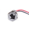 12V Dashboard Indicator Indicator Light Flat Head Dashboard Metal Lamp