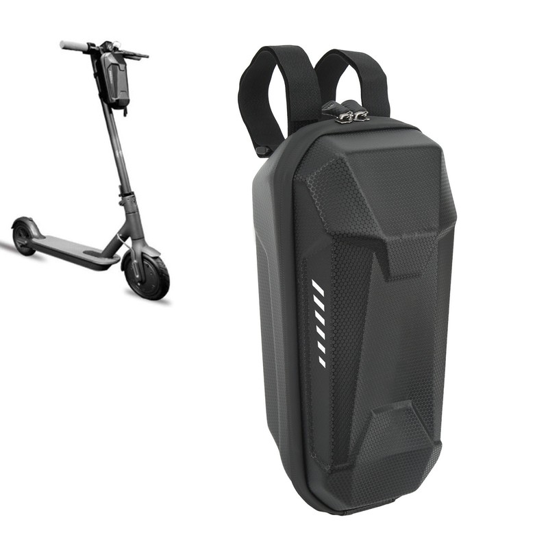 Electric Scooter Bag Large Capacity Hard EVA PU Waterproof Zipper