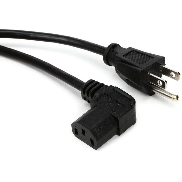Hosa PWC-141.5R Power Cord IEC C13 - NEMA 5-15P RA