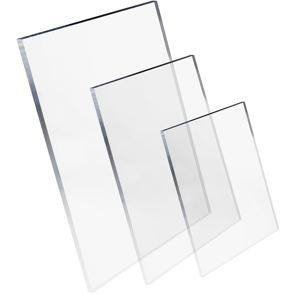 Pixly® Crystal Clear Acrylic Perspex Plastic Sheet | Transparent |
