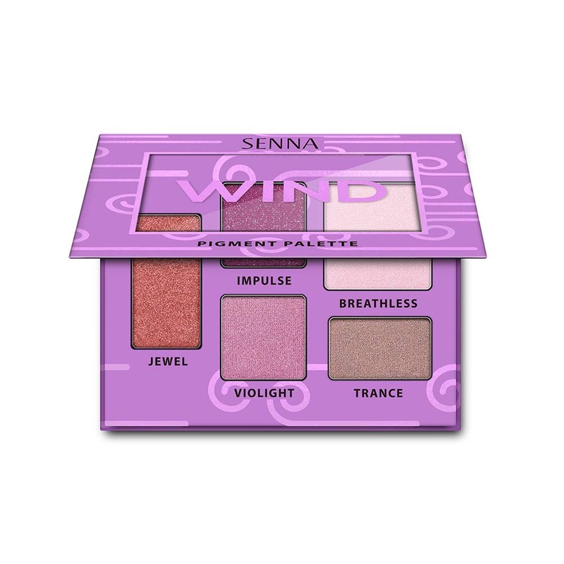 SENNA Cosmetics, Pigment Palette, Wind