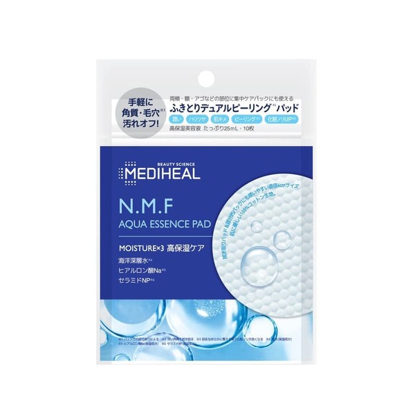 MEDIHEAL N.M.F Aqua Essence Pads (Pack of 10)